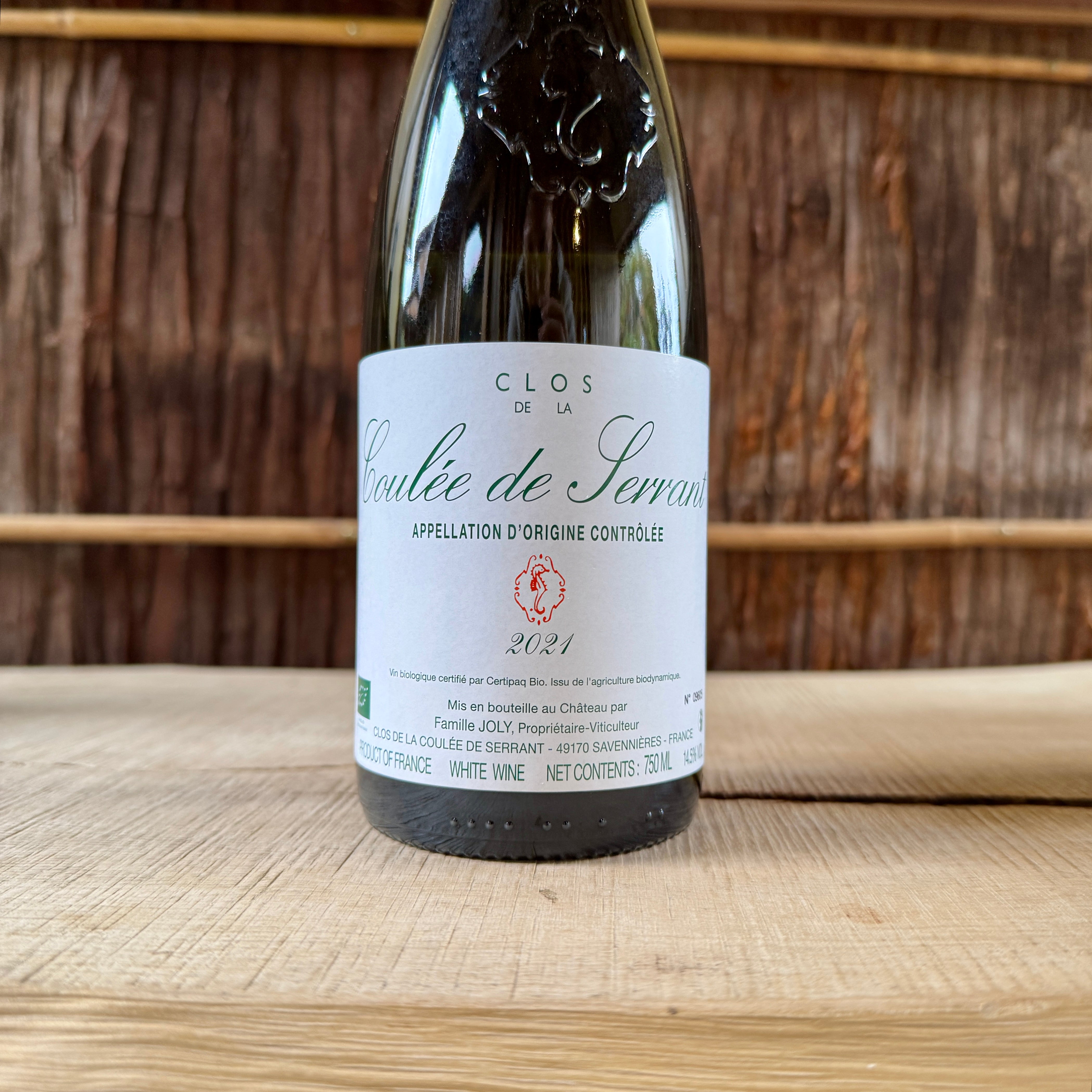 Clos de La Coulee de Serrant 2021 Nicolas Joly ( Famille Joly