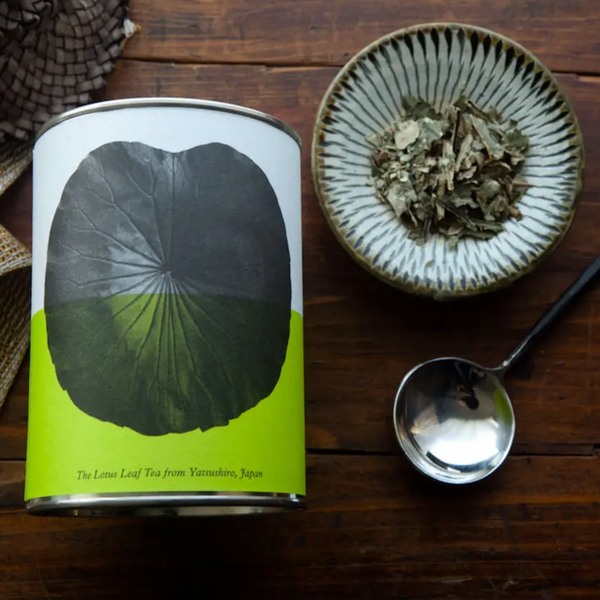 Yatsushiro's ancient Japanese lotus leaf tea (can/leaf 20g)